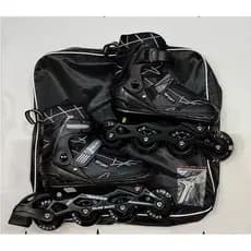 Patins Roller In Line Semi Pró Abec7 Ajustável 32-35 / 36-39 + Led!