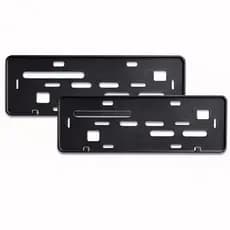 2 suportes protetor para placa de carro