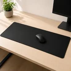 Mousepad preto grande 70 x 30 cm