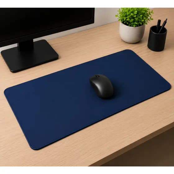 Mousepad Grande  Azul Escuro 70 cm x 30 cm