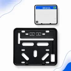 Suporte Placa Para Moto Mercosul