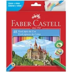 Lápis de cor 48 cores Faber-Castell 120148G