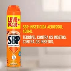 SBP Inseticida Mata Mosca Dengue Barata Spray 450ml Original