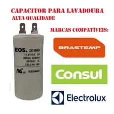 Capacitor Lavadora Brastemp Consul  15uf bivolt