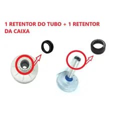 Retentor do Tubo e da Caixa Brasved Compatível com Brastemp e Consul + Opção com Retentor do Tanque