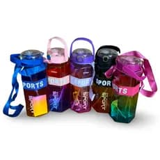 Garrafa Degradê Fosco e Transparente – 2L,  900ml, 300ml
