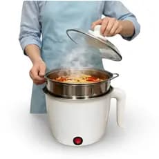 Panela Elétrica 1,8L Cozimento a Vapor Fuxiong 220V Faz Arroz Legumes e Sopas