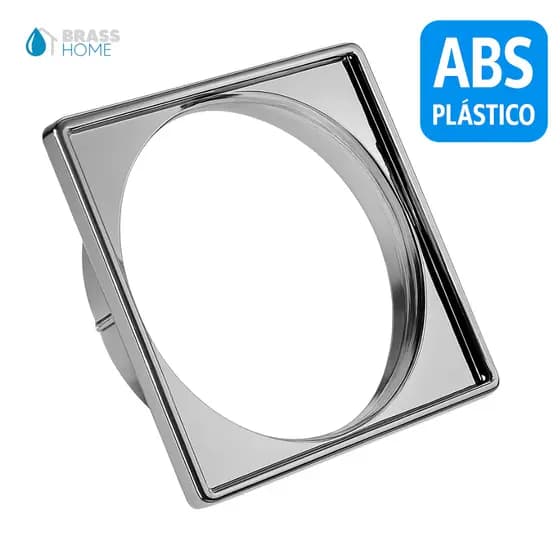 Porta Grelha 10x10 Suporte Plástico ABS Caixilho de Ralo Quadrado Ralo Click Ralo Anti Inseto