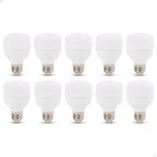 Kit 10 Lâmpada Led Bulbo 30w 6500k Branco Frio Bivolt 110v 220v Soquete E27 Econômica Luz Branca