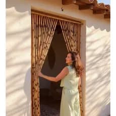 CORTINA DE BAMBU DECOR HIPPIE BOHO CHIC NATUREZA PRAIANA