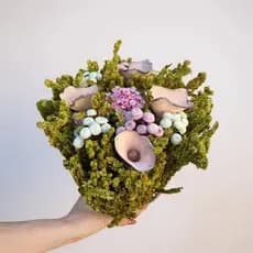 BUQUÊ DE FLORES SECAS DESIDRATADAS PARA VASO ARRANJO DECOR BOHO