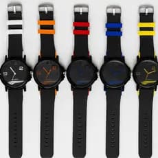 Relógio Masculino Luxo Banhado 18K De Silicone Com Pulseira Premium