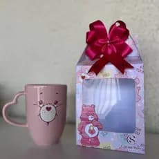 Caneca Ursinhos Carinhosos com Embalagem Personalizada – Ideal para Presente