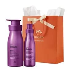 Kit Hidratante 400ml + Body Splash 200ml Ameixa e Flor De Baunilha Natura Tododia