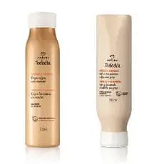 Shampoo | Condicionador | Creme Cronocapilar | Refil Natura Tododia Pêssego e Amêndoa