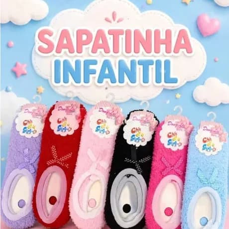 Kit 2 Pares De Meia Soft, Quentinha, Confortável e Antiderrapante