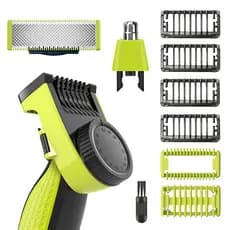 Guia De Um Barbeador De Lâmina De Barbear Protetores De Pente Conjunto De Lâminas De Corte De Cabelo Do Nariz Cabeças Substituição Para QP6531 6530 QP2834 2510 2515 2630
