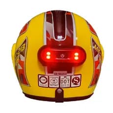 Nova Chegada Formas Frias Luz De Segurança Para Capacete De Motocicleta Led