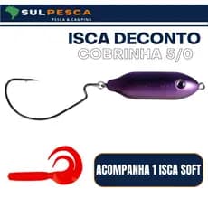 Isca Artificial Deconto COBRINHA, superfície, 5/0, anti-enrosco