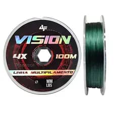 Linha Multifilamento VISION X4 Albatroz Fishing 100 m Verde