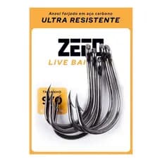 Anzol Live Bait Black Niquel 10 unidades ZEEO
