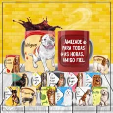 Caneca Personalizada Pet / Cachorro - Diversas Raças - Escolha a Sua!