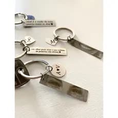 Chaveiro Personalizado com Foto - Gravação a Laser - Aço Inox - Foto Gravação