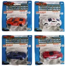 KIT 4 CARRINHOS DIE-CAST MALLORY SERIES
