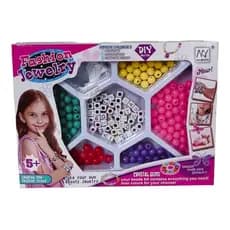 Kit Miçangas para pulseiras sortidas coloridas Infantil