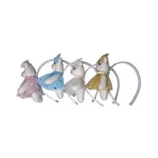 Arquinho de cabelo Tiara Infantil Decorada - Ursinho