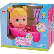 Little Dolls Bebê banheirinha 8022