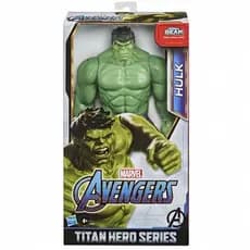 BONECO HULK AVENGERS TITAN HERO BLAST GEAR HULK DELUXE FIG.12 E7475- HASBRO