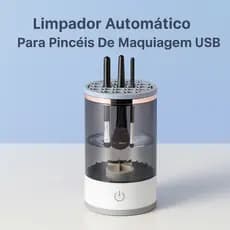 LIMPADOR ELÉTRICO PINCÉIS ESPONJA Maquiagem USB Recarregável Lava Seca