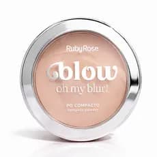 PO COMPACTO RUBY ROSE GLOW Oh My Blur – Acabamento Natural Efeito Blur Matte