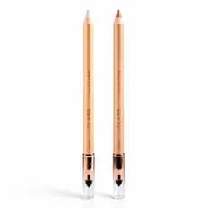 LÁPIS DE OLHOS GLASS RUBY ROSE White + Nude HB-525 Alta Pigmentação
