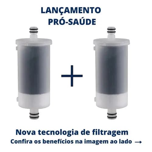 Refil Filtro Reposição Carvão Ativado Pro Saude