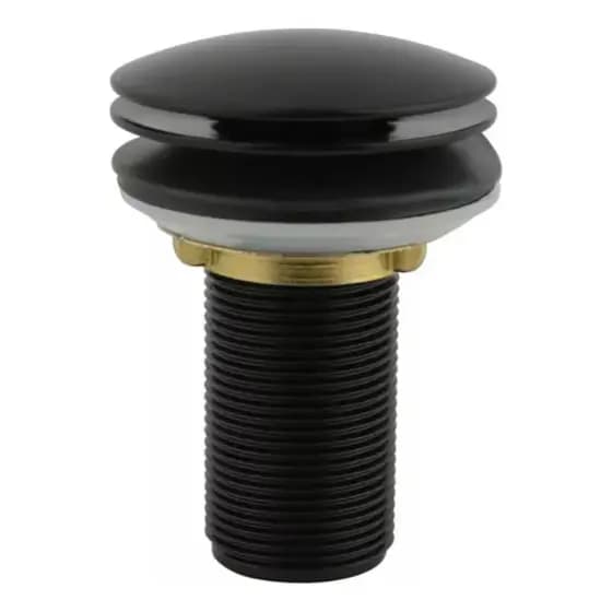 Valvula Click 100 % Inox Preta, Ralinho Para Pia 100% Em Inox Preta, Alta Qualidade