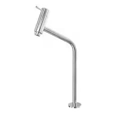 Torneira De Inox Alta Para Banheiro, Cuba de Apoio, Cuba de Sobrepor, Lavatorio, Torneira de Metal