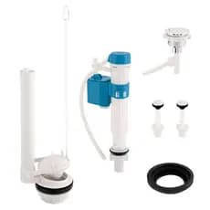 Kit Reparo Caixa Acoplada Universal Completo Válvula Boia Descarga Vaso Sanitário