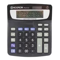 Calculadora Eletrônica Preta Hoopson 12 Dígitos PS-4123