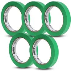 Kit 5 Fita Crepe Adesiva Automotiva Verde 18x40