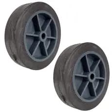 Par Roda 4 Polegada Churrasqueira Carrinho Feira Grama 15 Kg Carga Reforçada Mini CSK RLM