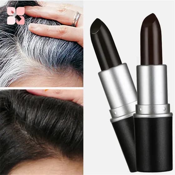 Batom Bastão De Tintura De Cabelo Em Formato De Batom Com Cera