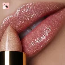 HANDAIYAN Batom Profissional Sereia Shimmer/Vermelho Pigmento Nude À Prova D'água De Longa Duração Labial Básico Diário Feminino Maquiagem Cosmética