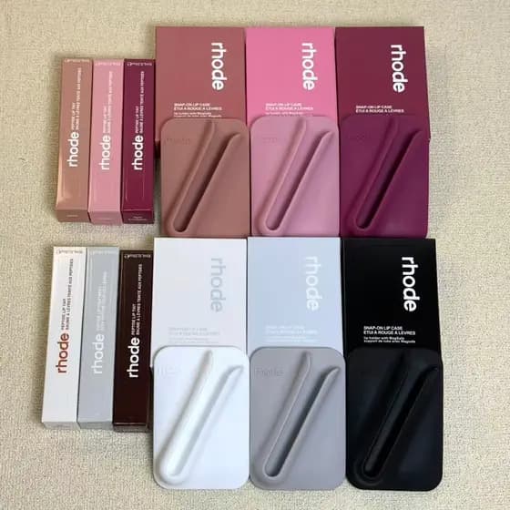 Rhode Cor Sólida Com Capa Magnética De silicone Para Celular Apple