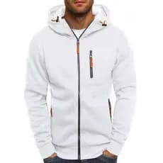 Moletom masculino outono inverno esportes Fitness Casual Jacquard moletom Cardigan jaqueta com capuz moletom com capuz