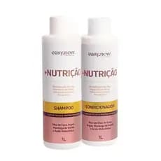 KIT Shampoo 1L + Condicionador 1L +NUTRIÇÃO EASY NOW