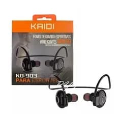 Fone De Ouvido Bluetooth Sport Kaidi KD-903 Origina