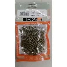 Parafuso Chipboard 3*30mm Kit com 130 Peças Cabeça Phillips Madeira MDP MDF Alta Resistência QWBD-1005