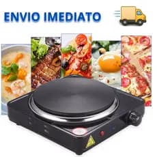 Fogareiro Indução 110V Elétrico 5 Temperaturas 1 Boca 1000w
